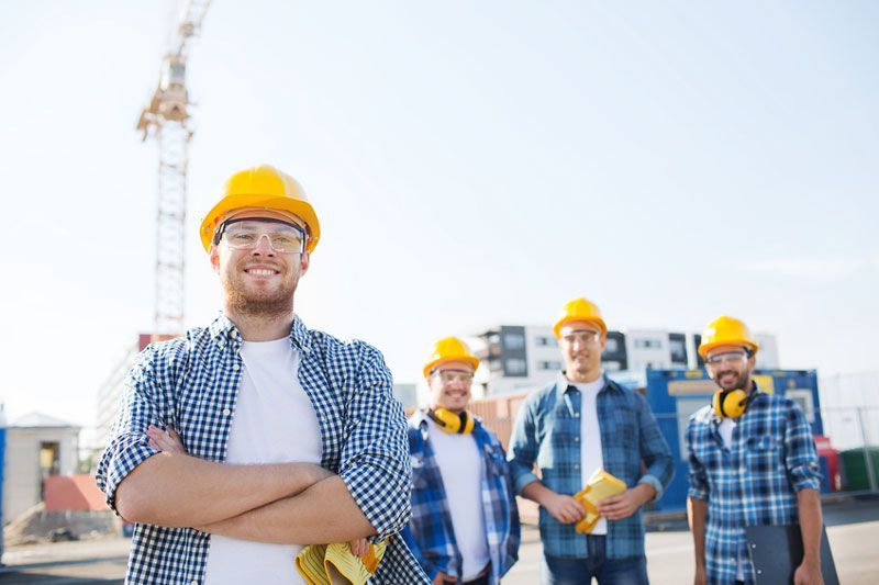 Happy workers