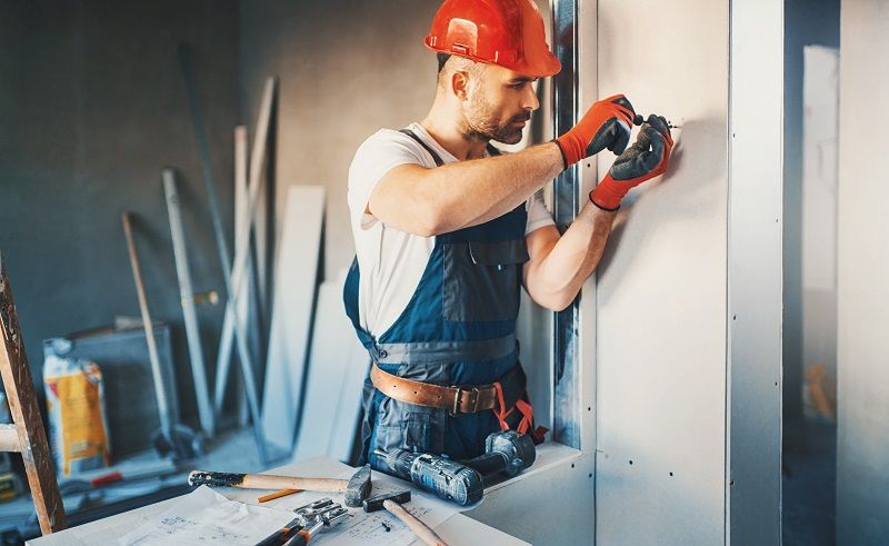 Construction worker routine