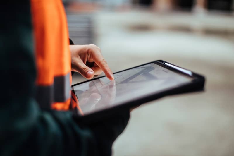 Digital technology used for construction work-cm